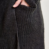 Drape Front Cardigan Grey Sweater