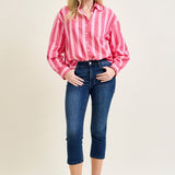 Helen Mid Rise Sleek & Chic Side-Slit Capris