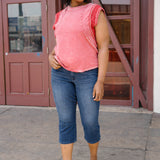 Helen High Rise Sleek & Chic Side-Slit Capris - PLUS