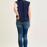 Angie Mid Rise Comfy Chic 27" Relaxed Jeans