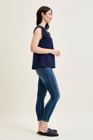 Angie Mid Rise Comfy Chic 27" Relaxed Jeans