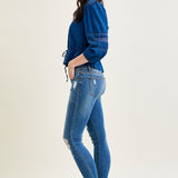 Amery Destroy Hem Skinny Jeans