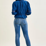 Amery Destroy Hem Skinny Jeans