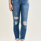Amery Destroy Hem Skinny Jeans