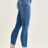 Amery Destroy Hem Skinny Jeans