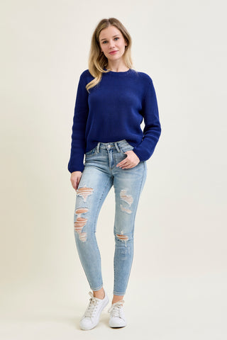 Darla Distressed Skinny Jeans
