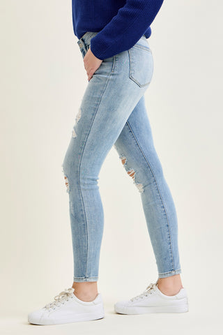 Darla Distressed Skinny Jeans