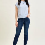 Gia High Rise Super Dark Skinny Jeans