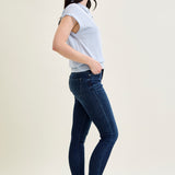 Gia High Rise Super Dark Skinny Jeans