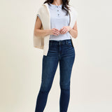 Gia High Rise Super Dark Skinny Jeans