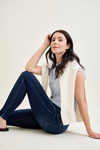 Gia High Rise Super Dark Skinny Jeans