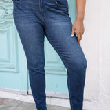Gia High Rise Super Dark Skinny Jeans - PLUS