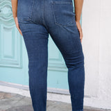 Gia High Rise Super Dark Skinny Jeans - PLUS