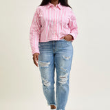 Alexis Light Bleach Splash Boyfriend Jeans