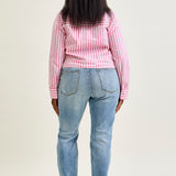 Alexis Light Bleach Splash Boyfriend Jeans