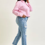 Alexis Light Bleach Splash Boyfriend Jeans