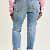 Alexis Light Bleach Splash Boyfriend Jeans