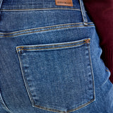 Joey Mid Rise Skinny Jeans With Handsand - PLUS