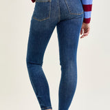 Joey Mid Rise Skinny Jeans With Handsand