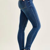 Joey Mid Rise Skinny Jeans With Handsand