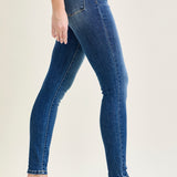 Rose Classic Button Fly Skinny Jeans