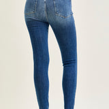 Rose Classic Button Fly Skinny Jeans