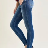 Rose Classic Button Fly Skinny Jeans
