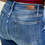 Rose Classic Button Fly Skinny Jeans