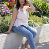 Michelle Mid Rise Vintage Wash Boyfriend Jeans - PLUS