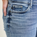 Michelle Mid Rise Vintage Wash Boyfriend Jeans