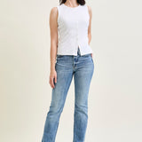 Ashley Mid Rise Bootcut Jeans