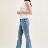 Ashley Mid Rise Bootcut Jeans