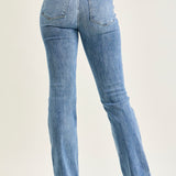 Ashley Mid Rise Bootcut Jeans