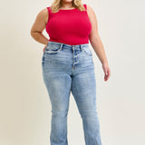 Ashley Mid Rise Bootcut Jeans - PLUS