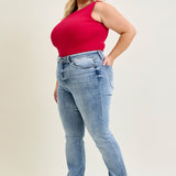 Ashley Mid Rise Bootcut Jeans - PLUS