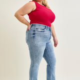 Ashley Mid Rise Bootcut Jeans - PLUS