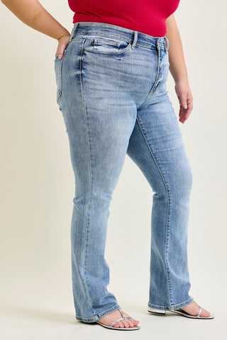 Ashley Mid Rise Bootcut Jeans - PLUS