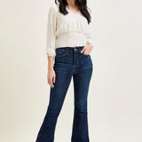 Lily High Rise Raw Hem Flare