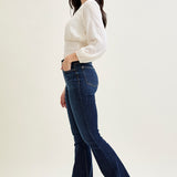 Lily High Rise Raw Hem Flare