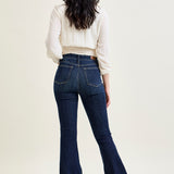 Lily High Rise Raw Hem Flare