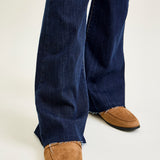 Lily High Rise Raw Hem Flare