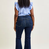 Lily High Rise Raw Hem Flare - PLUS