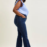 Lily High Rise Raw Hem Flare - PLUS