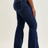 Lily High Rise Raw Hem Flare - PLUS