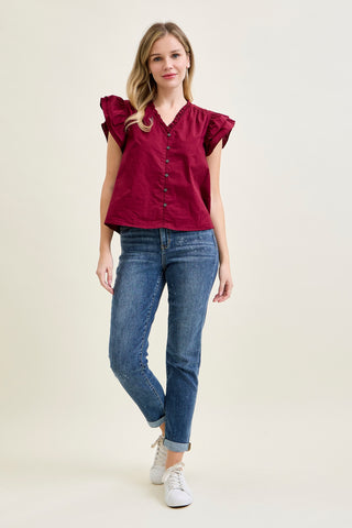 Margot High Rise Bleach Splash Boyfriend Jeans