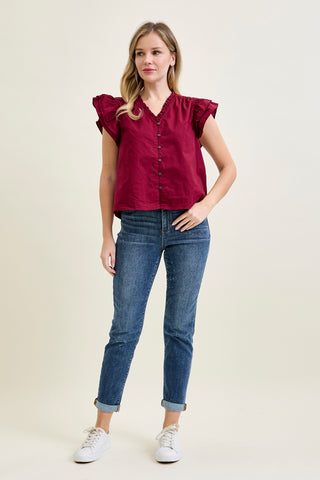 Billie Bleach Splash Boyfriend Jeans