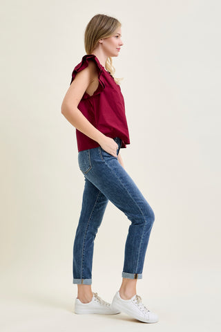 Billie Bleach Splash Boyfriend Jeans