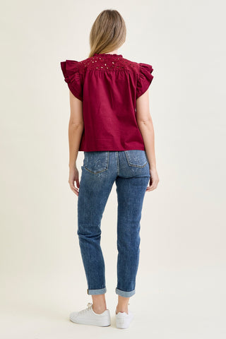 Billie Bleach Splash Boyfriend Jeans