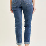Margot High Rise Bleach Splash Boyfriend Jeans