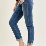 Margot High Rise Bleach Splash Boyfriend Jeans